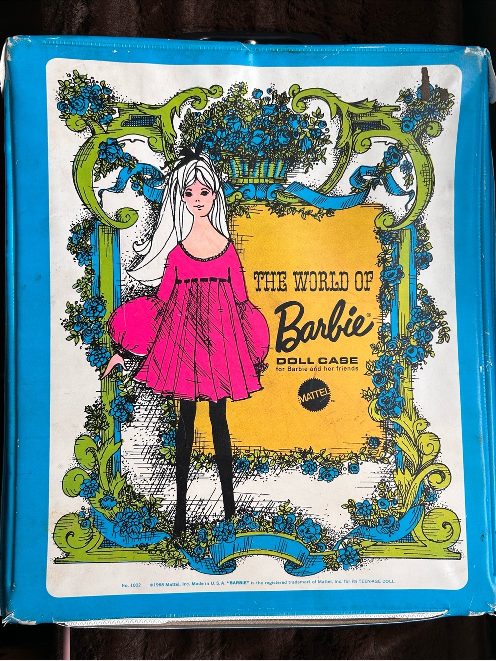 1968 VTG Mattel The Word of Barbie Doll Case